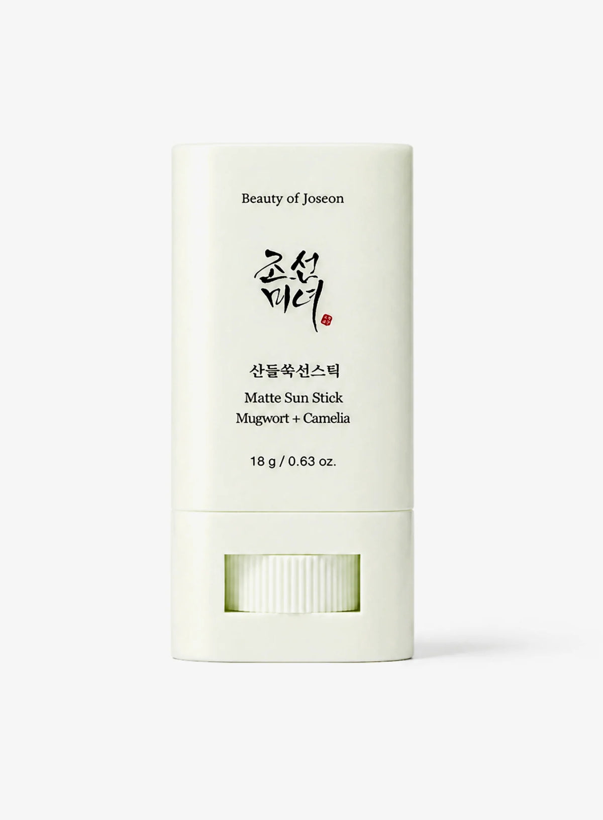 BEAUTY OF JOSEON Matte Sun Stick : Mugwort + Camelia (18g)