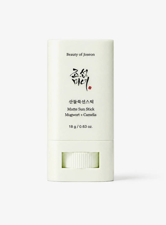 BEAUTY OF JOSEON Matte Sun Stick : Mugwort + Camelia (18g)